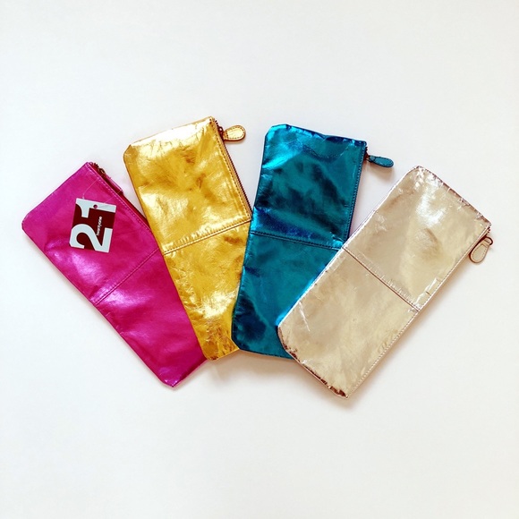 Forever 21 Metallic Clutch Bags - Picture 1 of 7